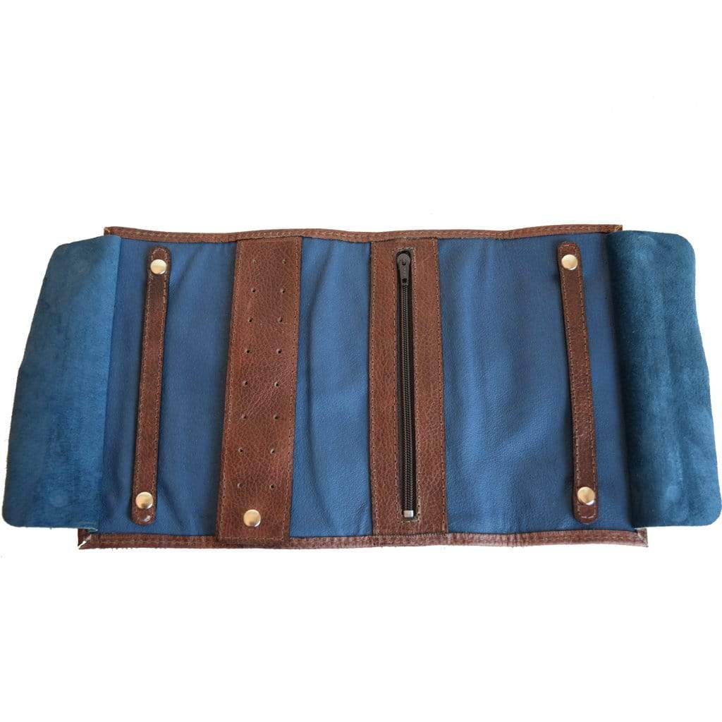 Leather Jewelry Travel Roll - Atitlan Leather