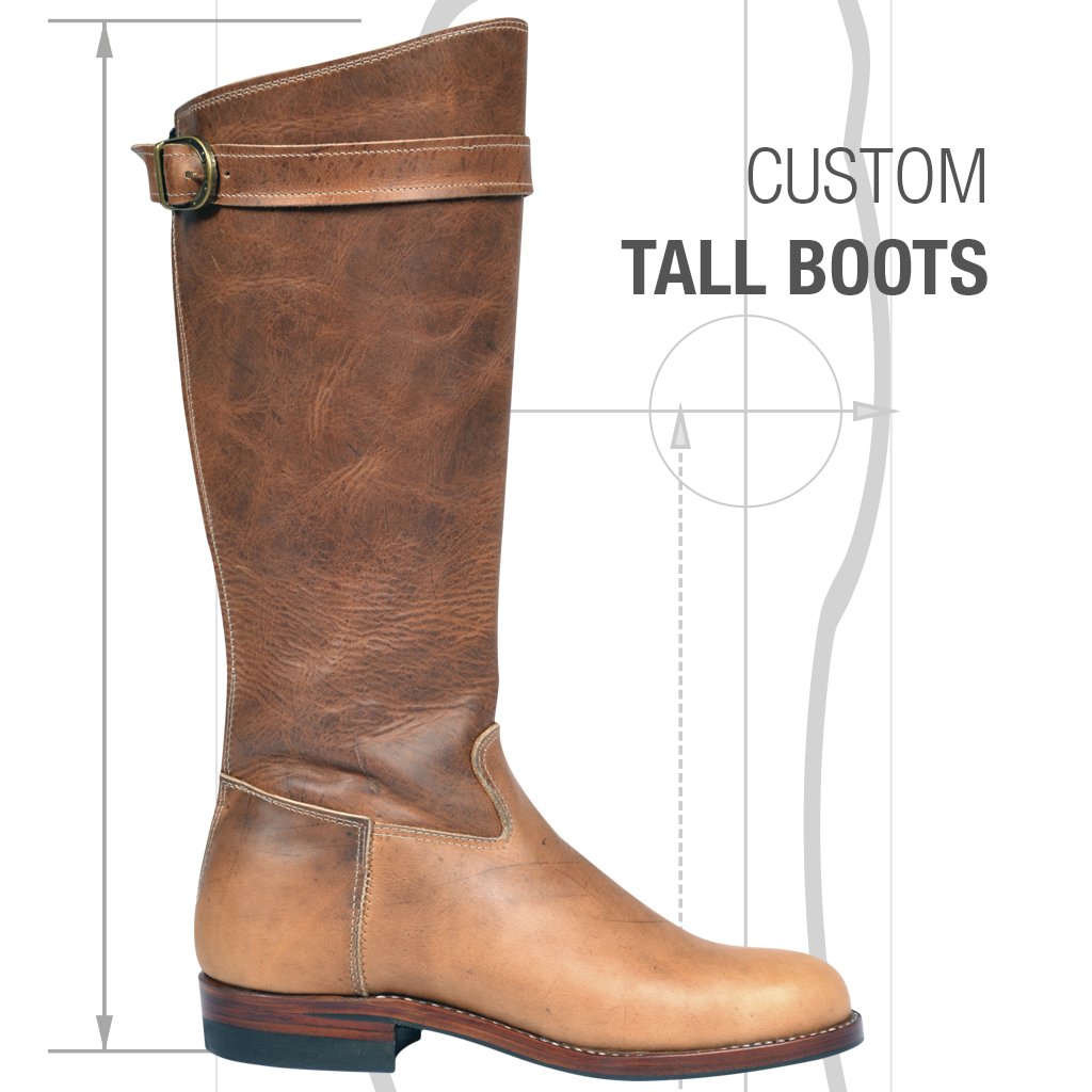 Custom fashion wide calf boots